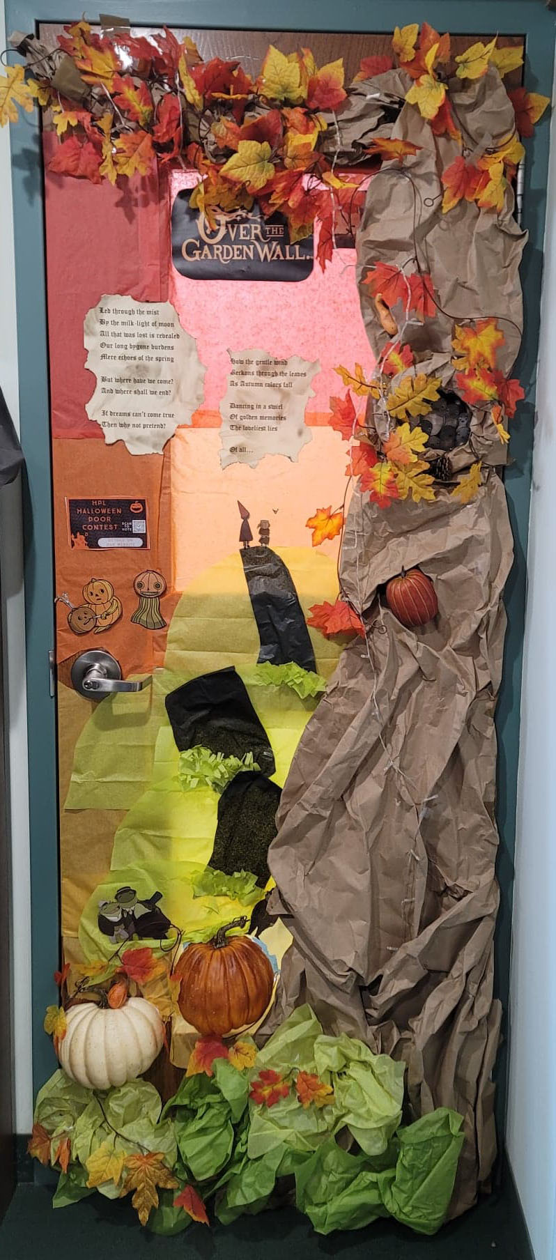 HPL Door Contest Hubbard Public Library